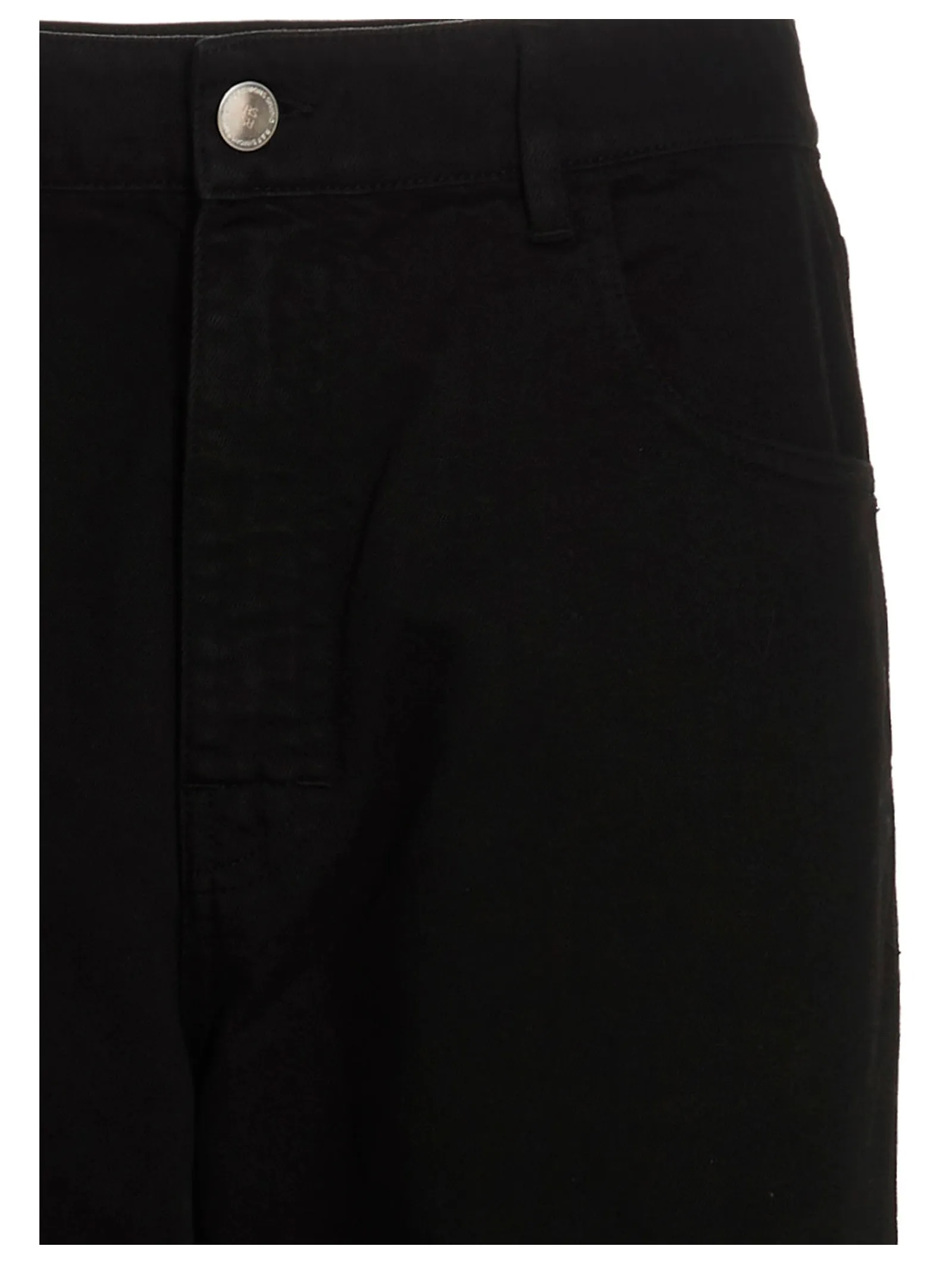 Raf Simons Logo Patched Jeans