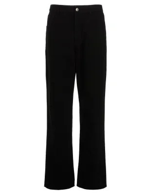 Raf Simons Logo Patched Jeans