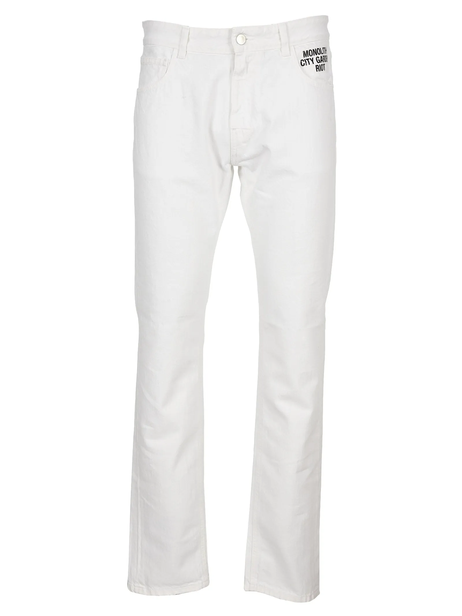 Raf Simons Patch Detail Slim-Fit Jeans