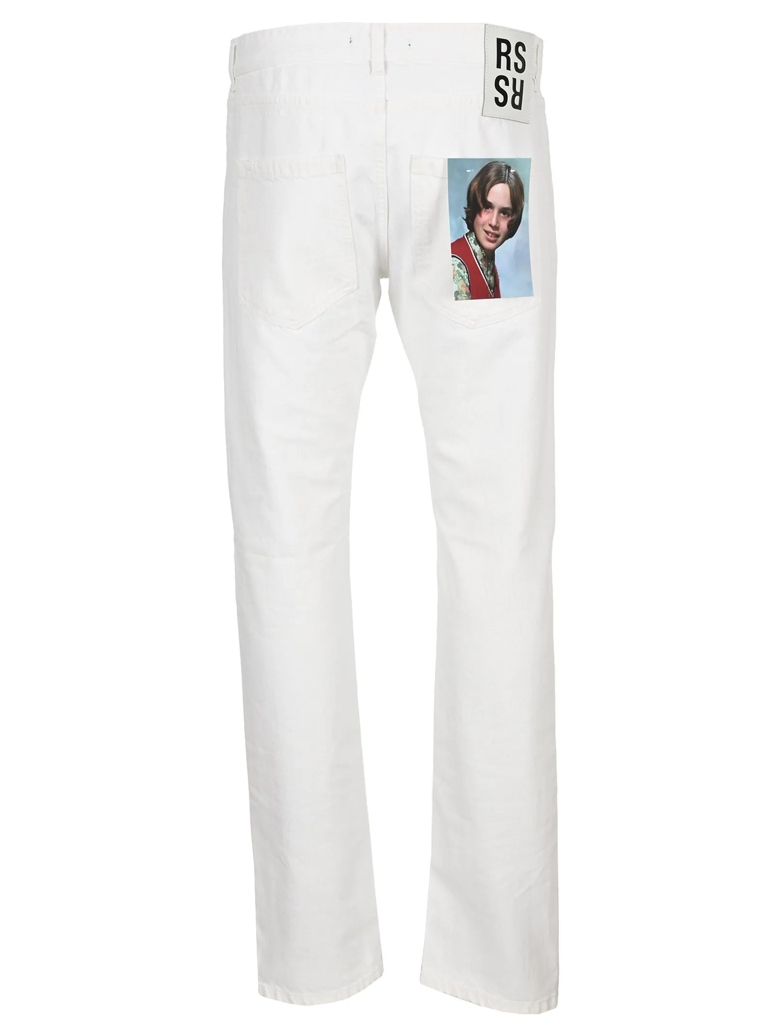 Raf Simons Patch Detail Slim-Fit Jeans