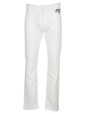 Raf Simons Patch Detail Slim-Fit Jeans