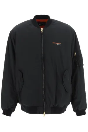 Raf Simons Slogan Printed Padded Jacket