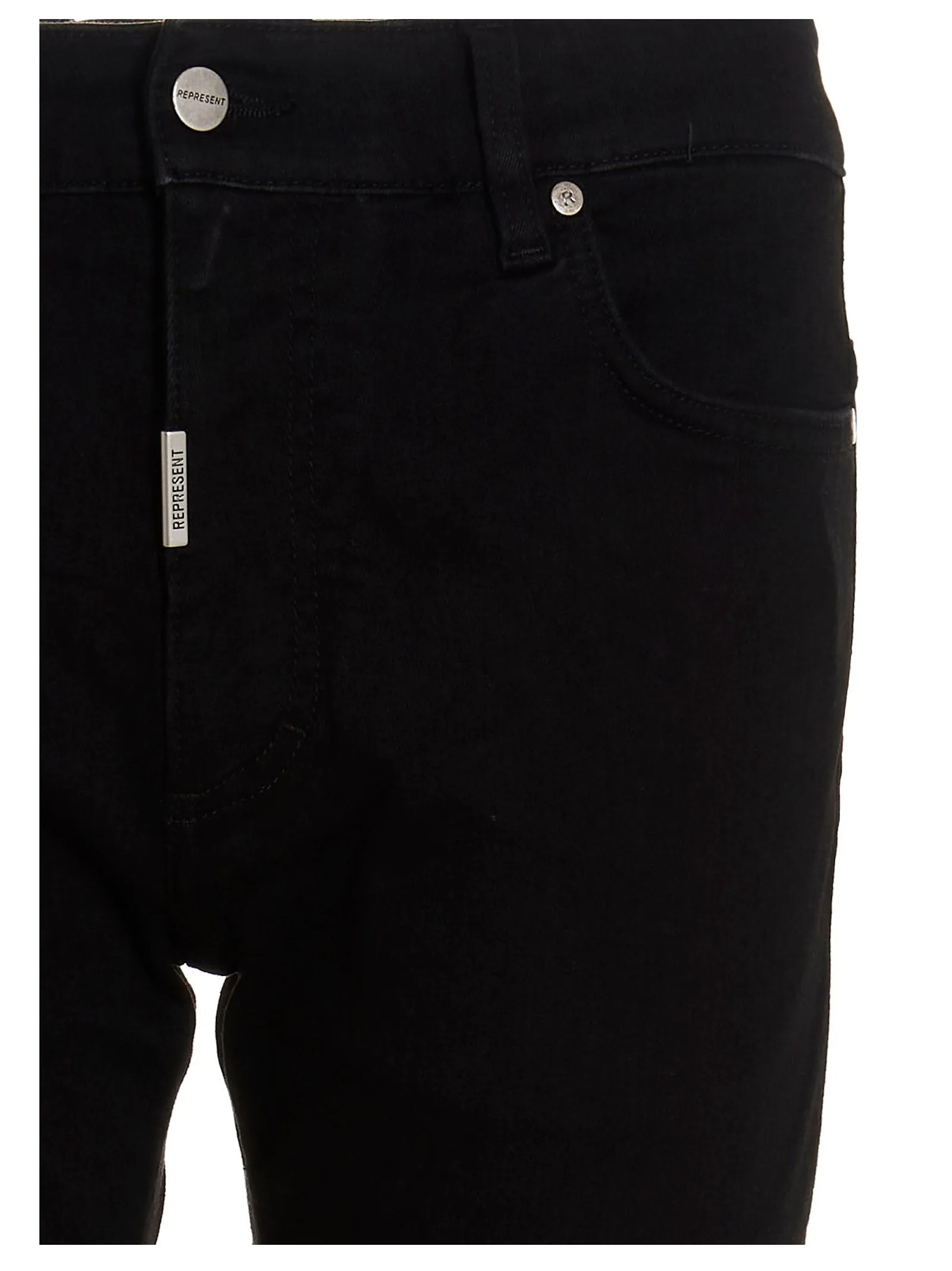 Represent Distressed Essential Skinny Jeans