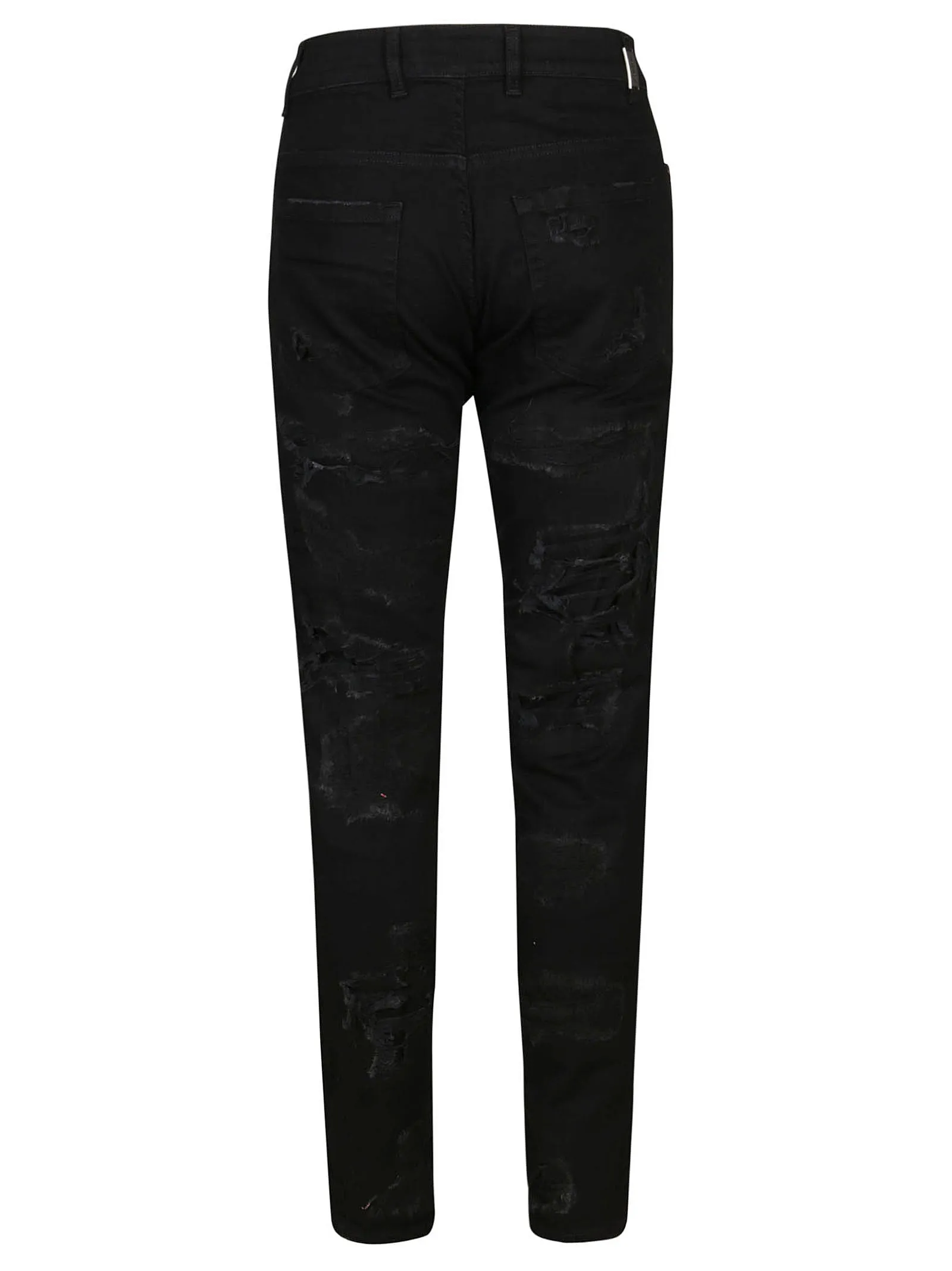 Represent Shredded Distressed Skinny Jeans