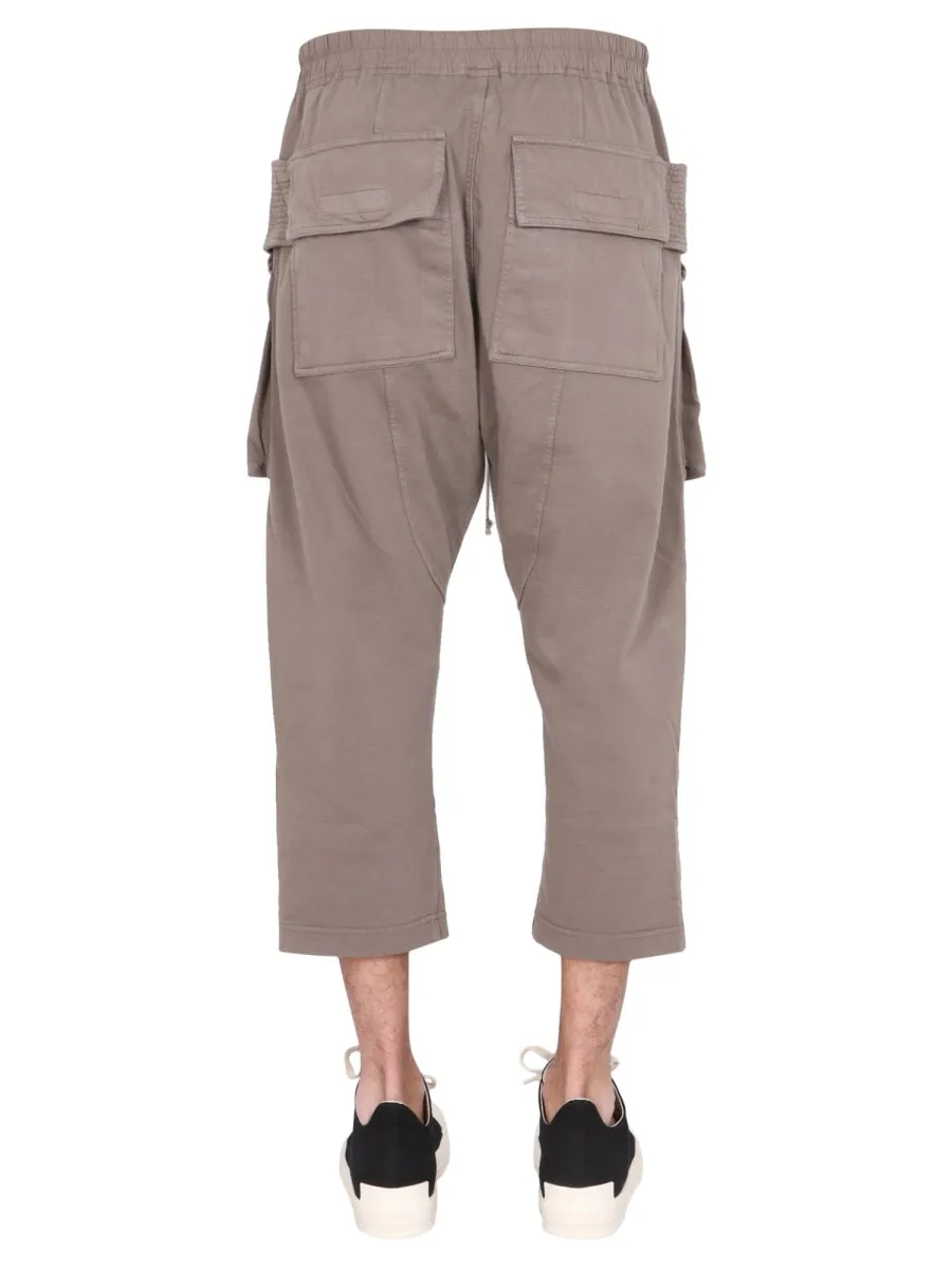 Rick Owens DRKSHDW Drawstring Cropped Cargo Pants