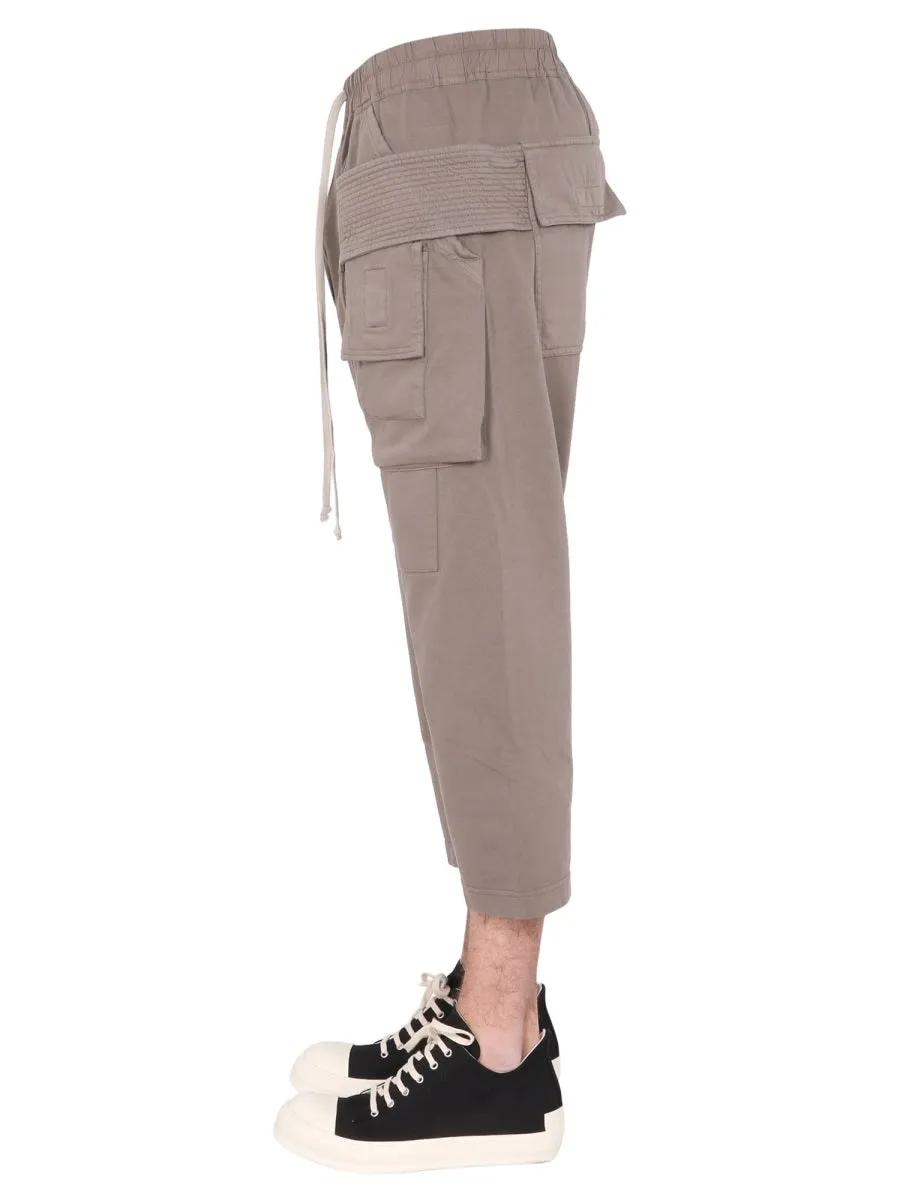 Rick Owens DRKSHDW Drawstring Cropped Cargo Pants