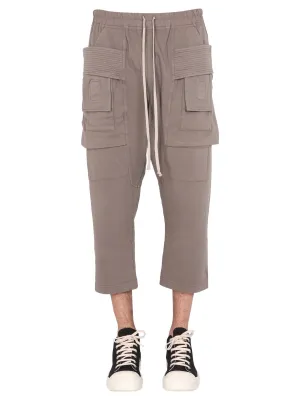 Rick Owens DRKSHDW Drawstring Cropped Cargo Pants