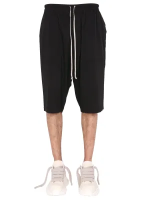 Rick Owens DRKSHDW Drawstring Oversized Bermuda Shorts