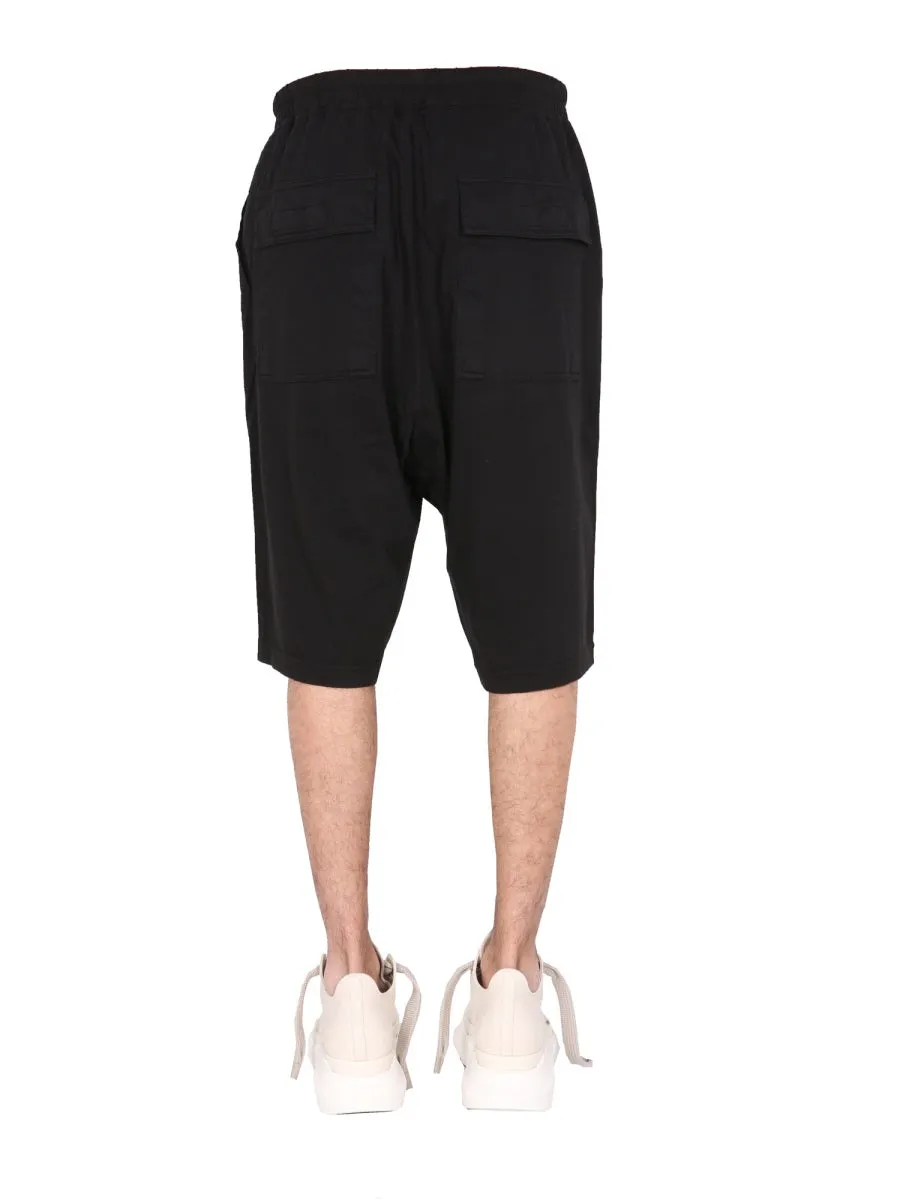Rick Owens DRKSHDW Drawstring Oversized Bermuda Shorts