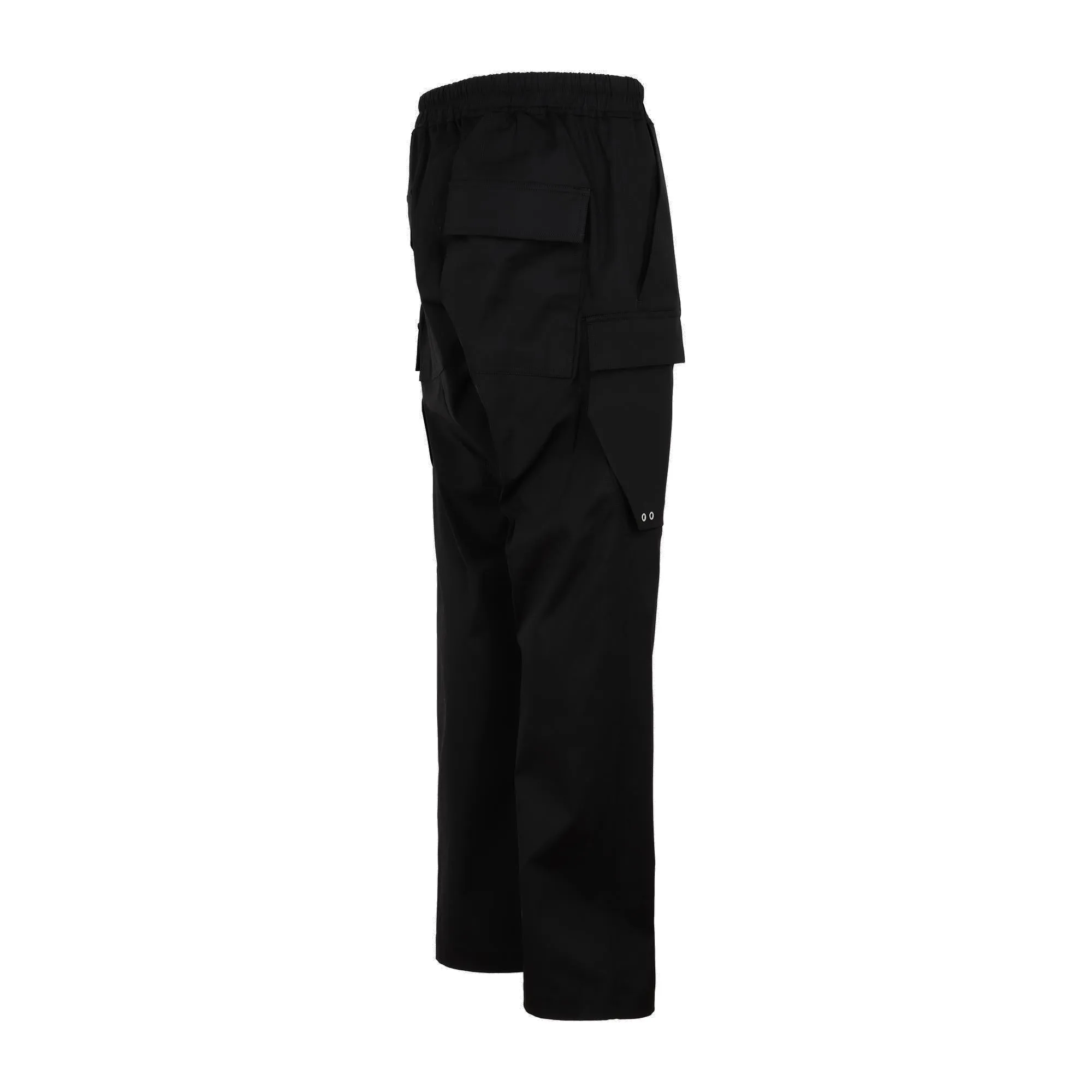 Rick Owens High Waist Drawstring Cargo Pants