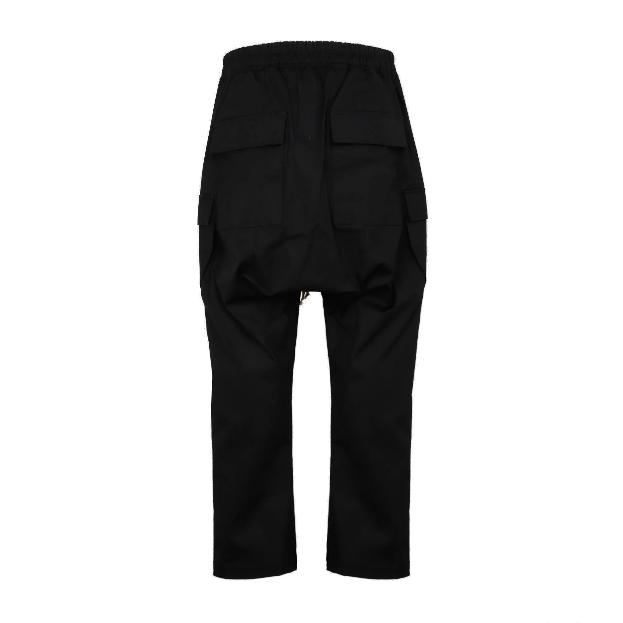 Rick Owens High Waist Drawstring Cargo Pants
