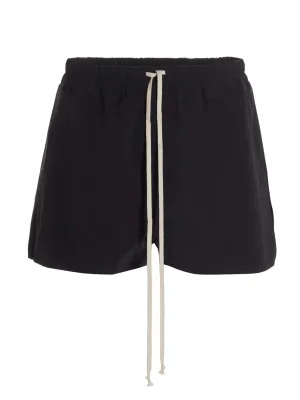 Rick Owens High Waist Drawstring Shorts