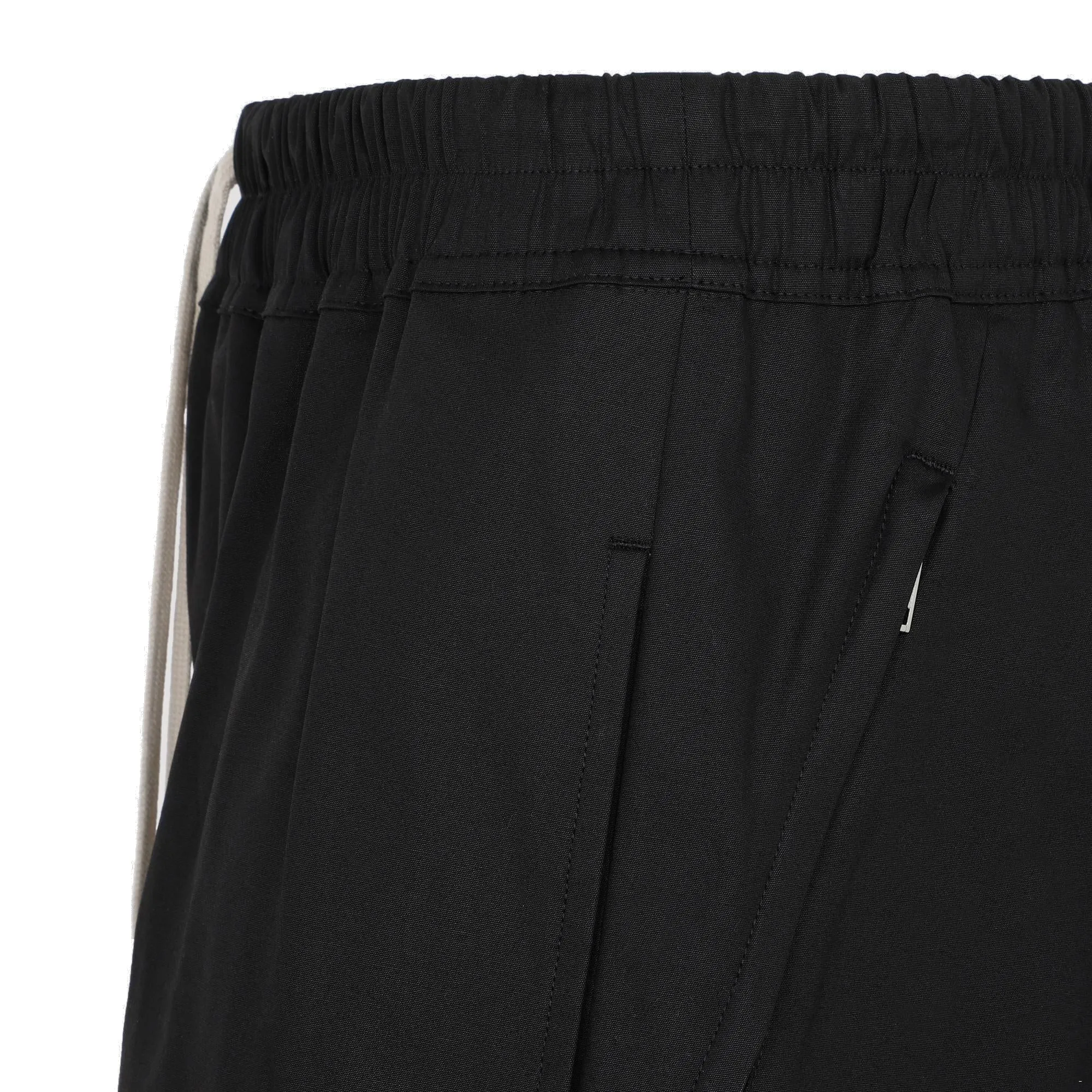 Rick Owens High-Waist Drawstring Shorts