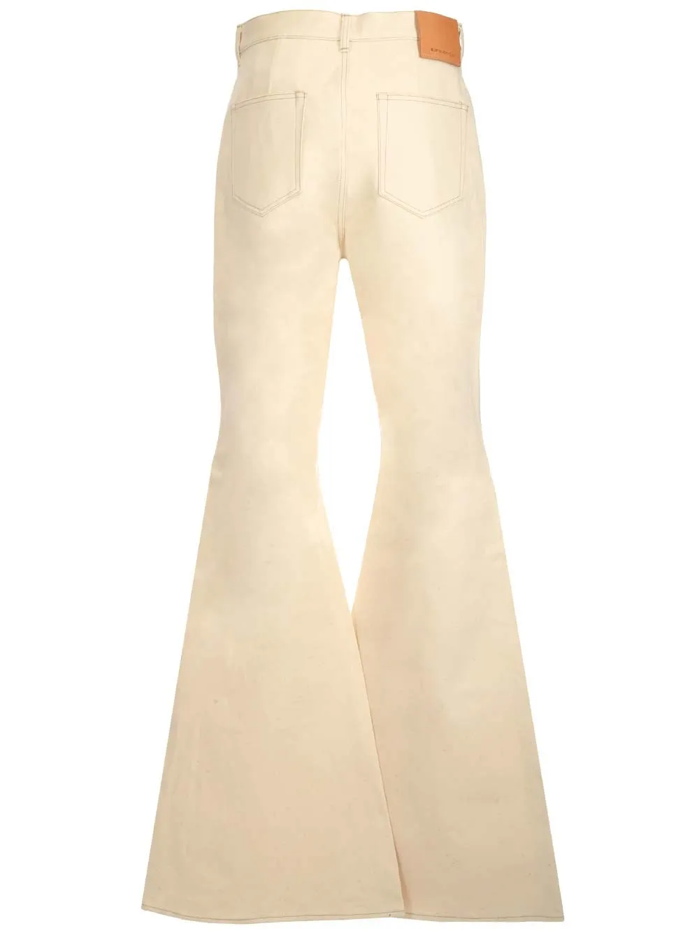Rick Owens Logo Patch Bootcut Jeans