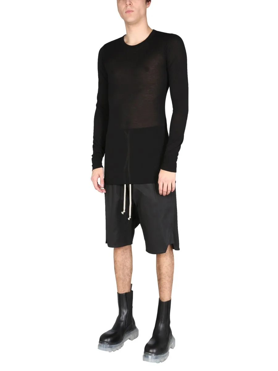 Rick Owens Slim Fit Semi-Sheer T-Shirt
