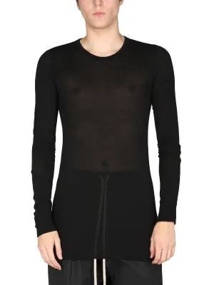 Rick Owens Slim Fit Semi-Sheer T-Shirt
