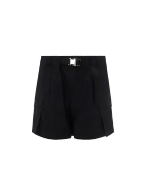 Sacai Belted Patch Pocket Shorts