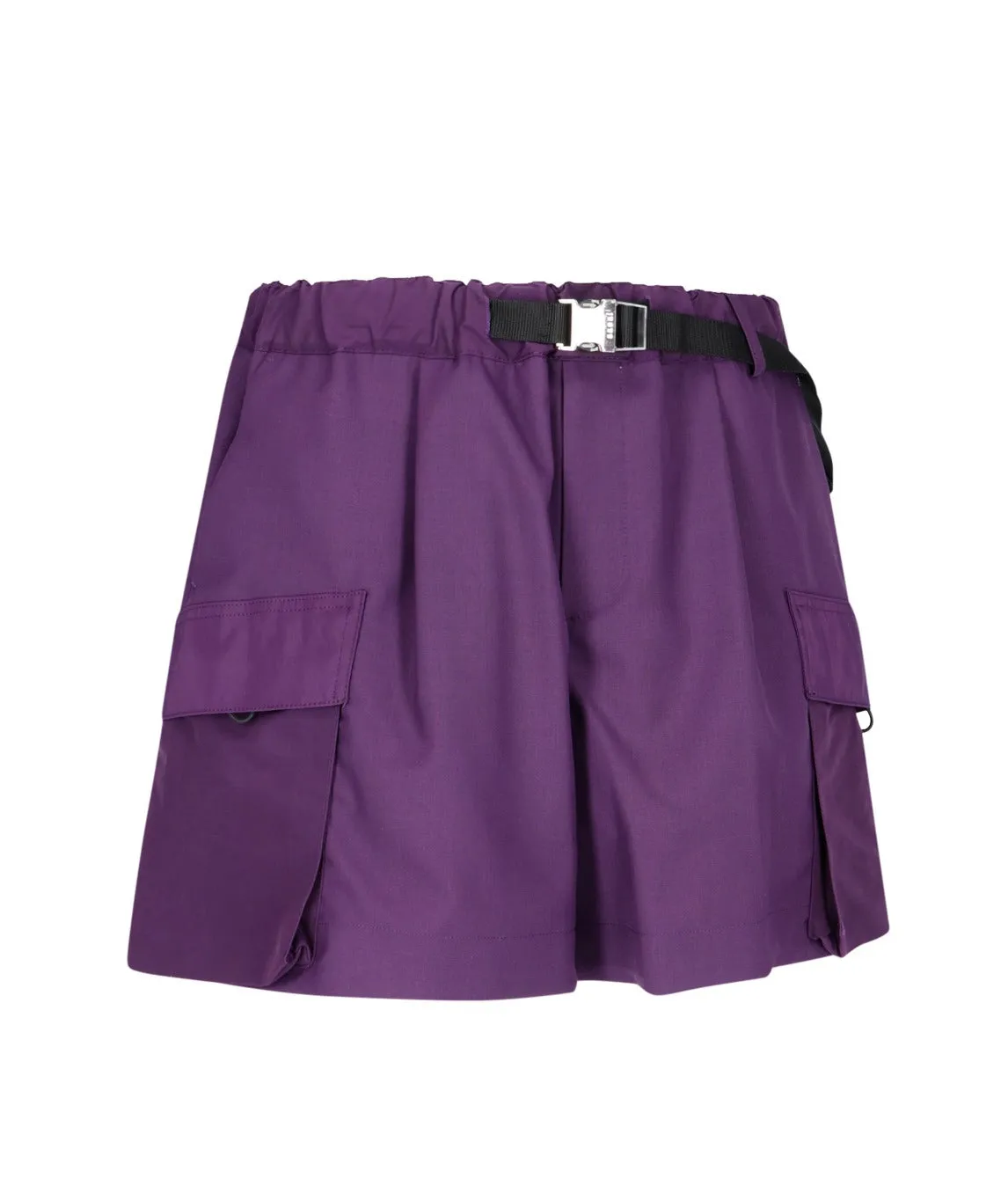 Sacai Belted Waist Cargo Shorts