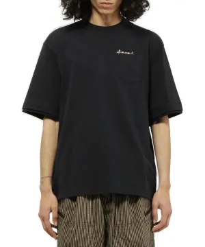 Sacai Logo Detailed Crewneck T-Shirt