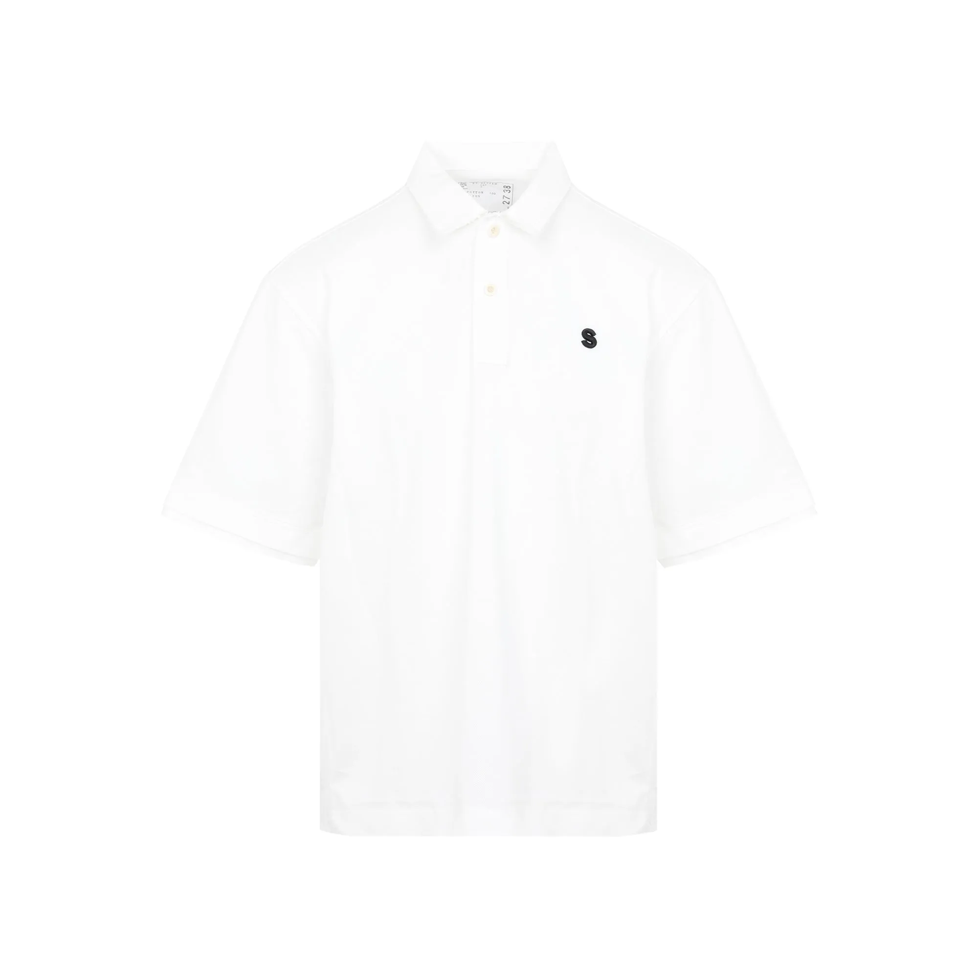 Sacai Logo Embroidered Polo Shirt