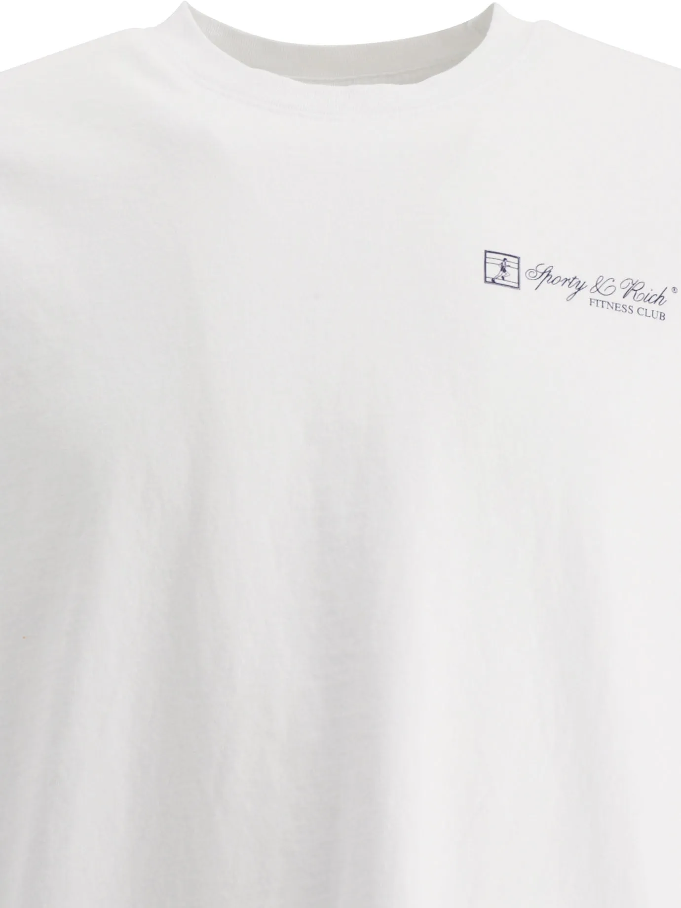 Sporty & Rich Logo Printed Short-Sleeved T-Shirt