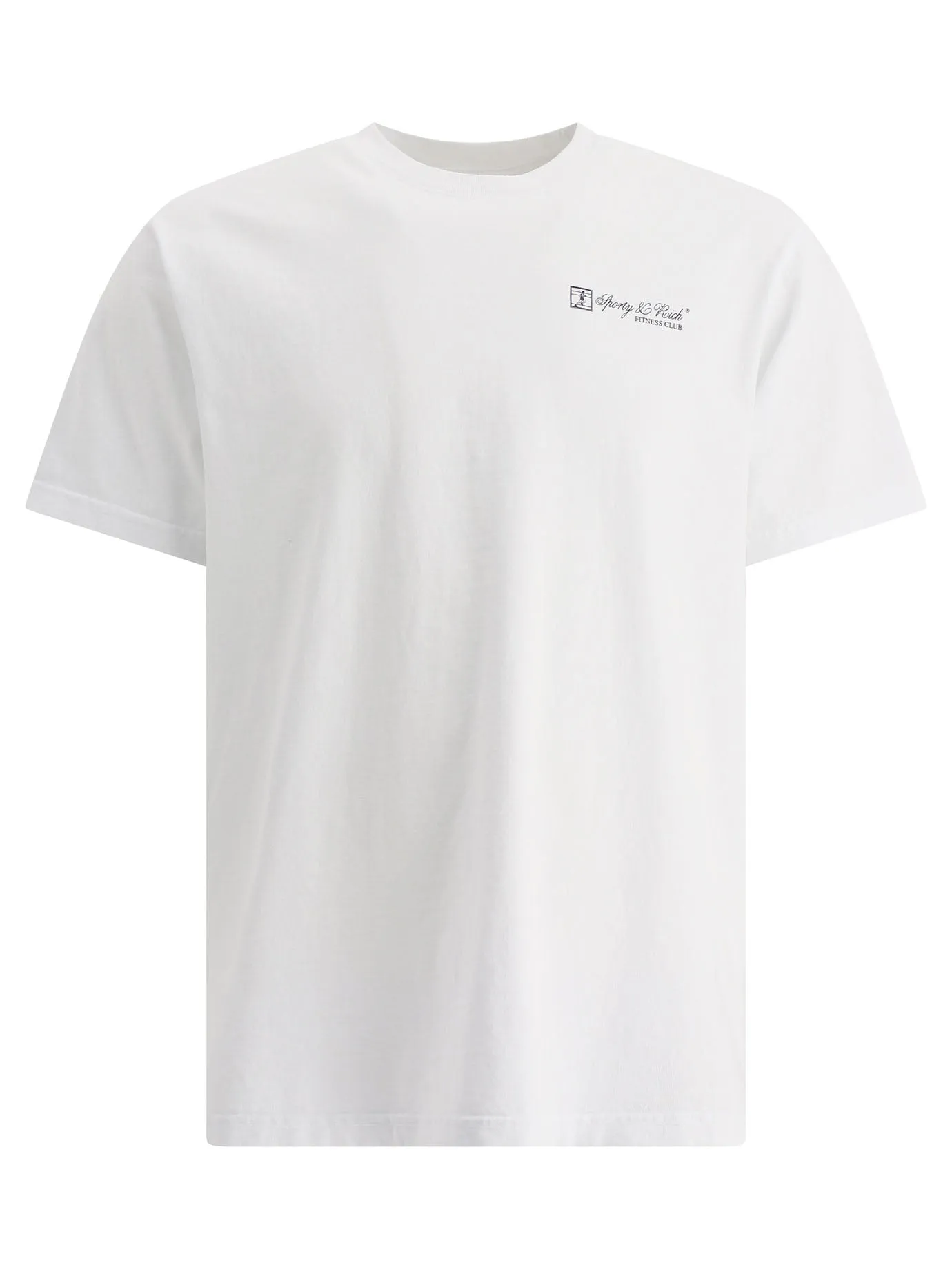 Sporty & Rich Logo Printed Short-Sleeved T-Shirt