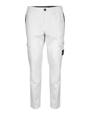 Stone Island Buttoned Logo Patch Cargo Pants