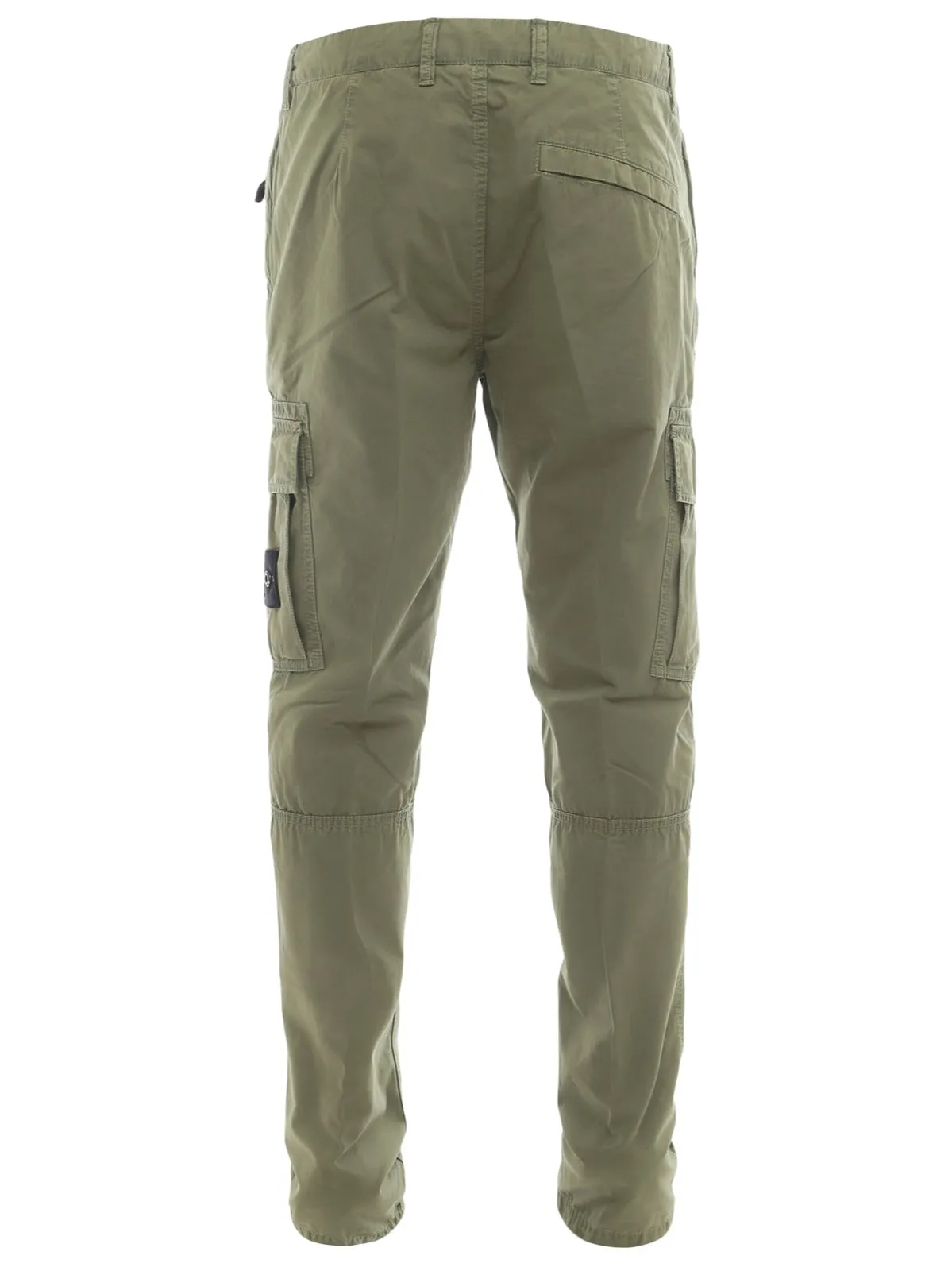 Stone Island Buttoned Logo Patch Cargo Pants
