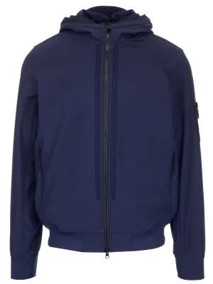 Stone Island Hooded Zip-Up Jacket