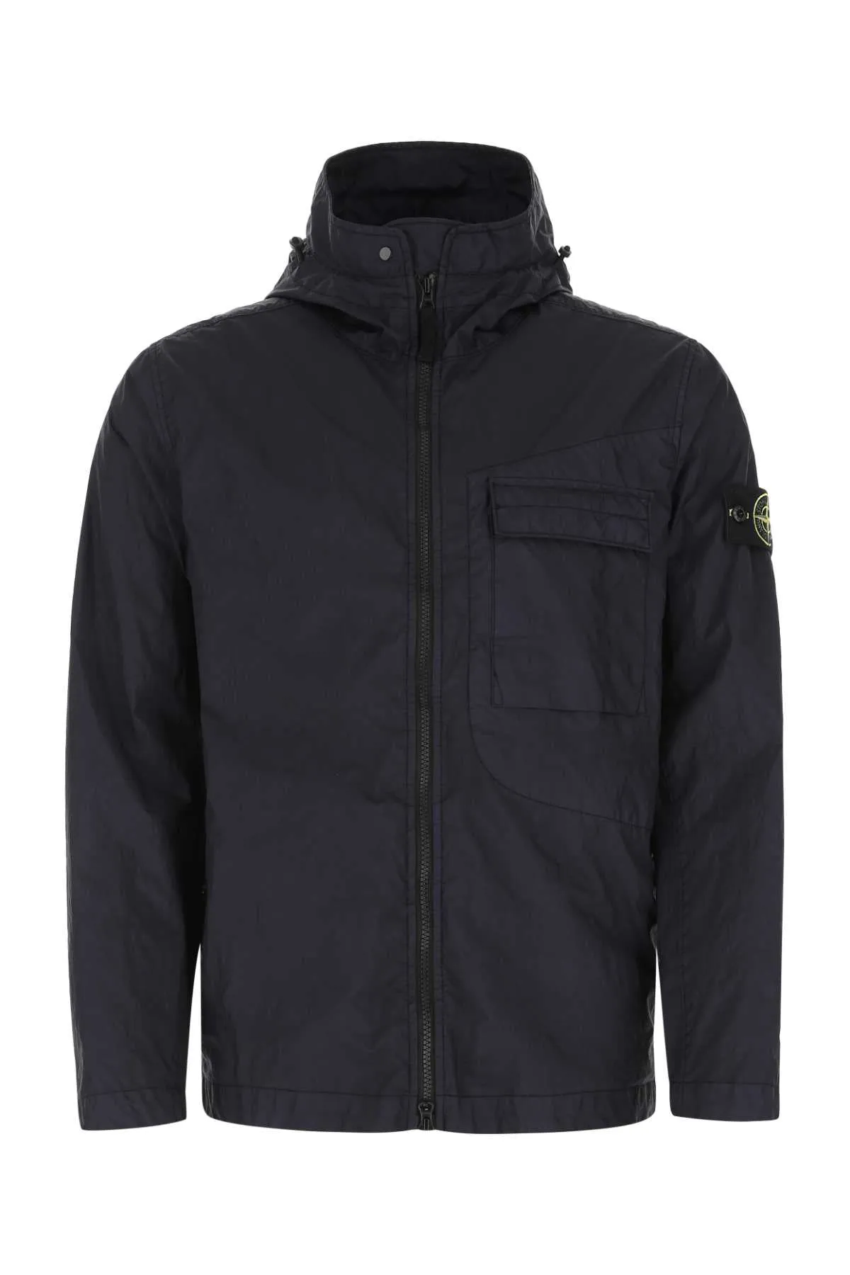 Stone Island Hooded Zip-Up Jacket