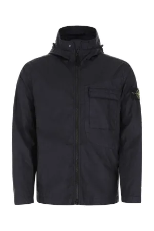 Stone Island Hooded Zip-Up Jacket