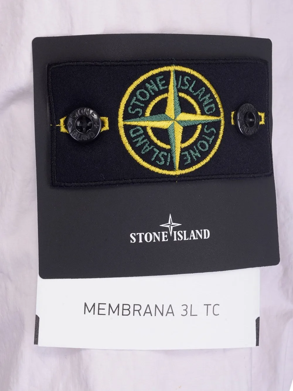 Stone Island Logo Patch Hooded Zip-Up Jacket