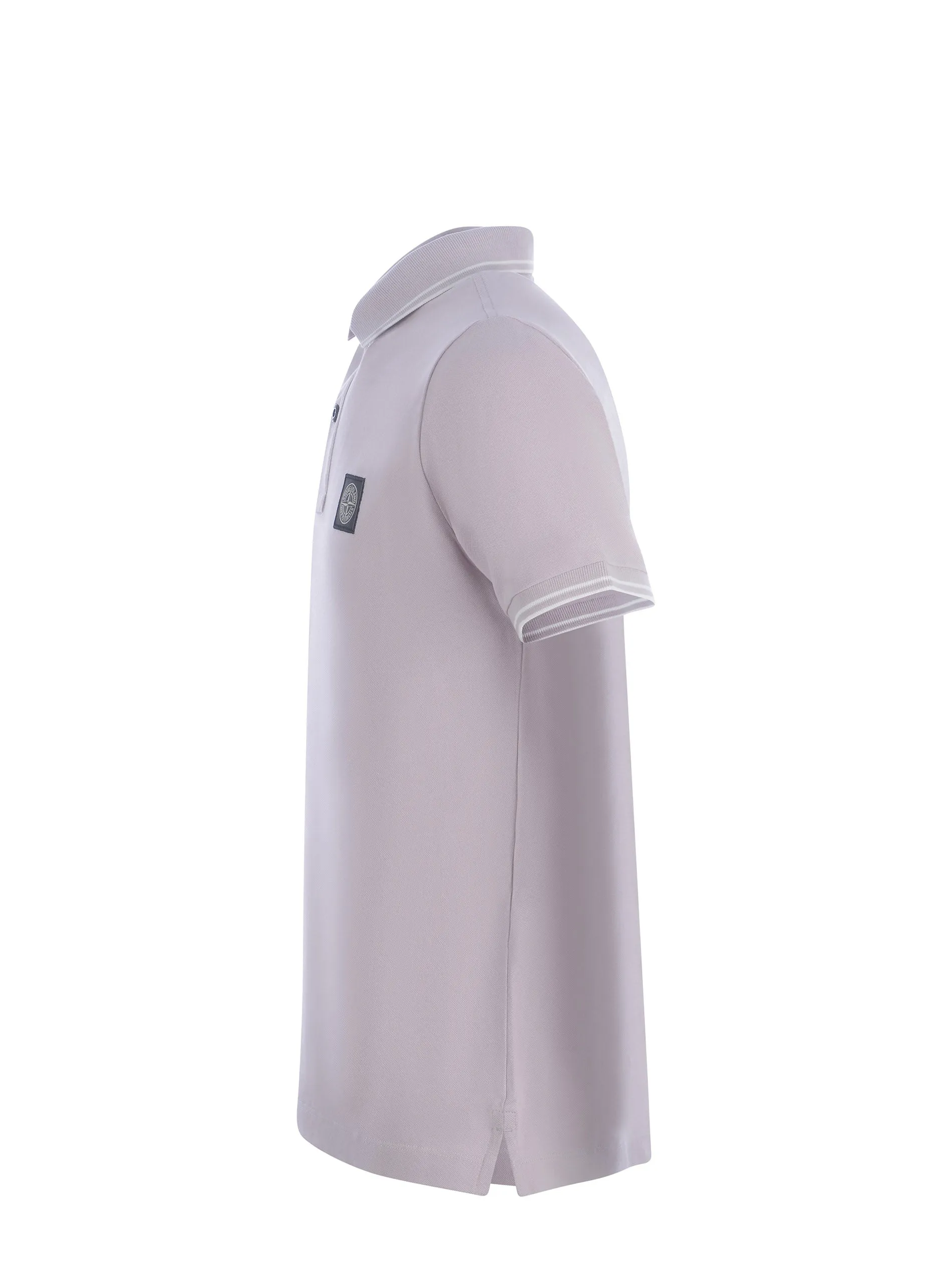Stone Island Logo Patch Polo Shirt