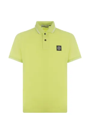 Stone Island Logo Patch Polo Shirt