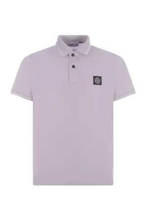 Stone Island Logo Patch Polo Shirt