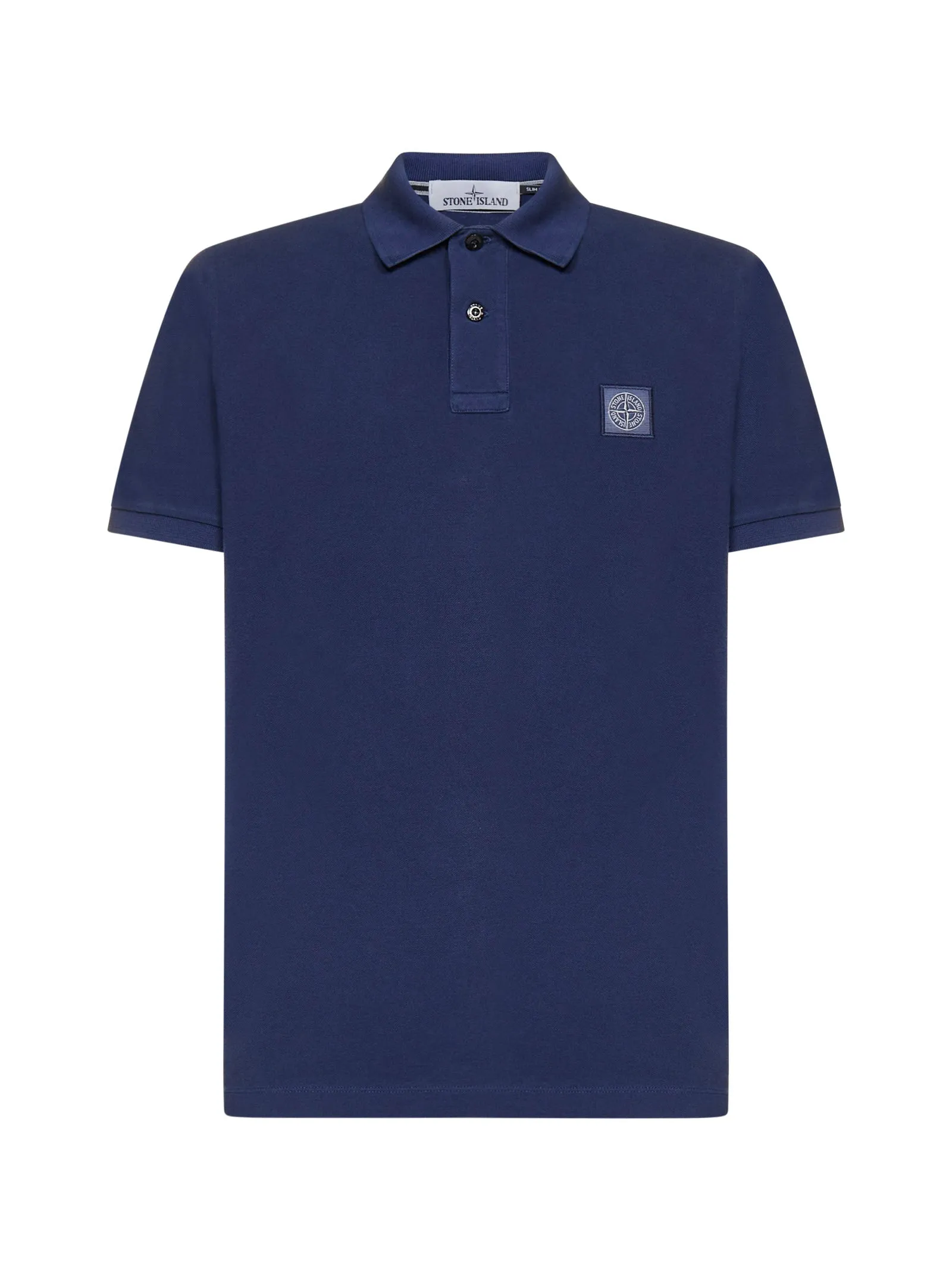 Stone Island Logo-Patch Short-Sleeved Polo Shirt
