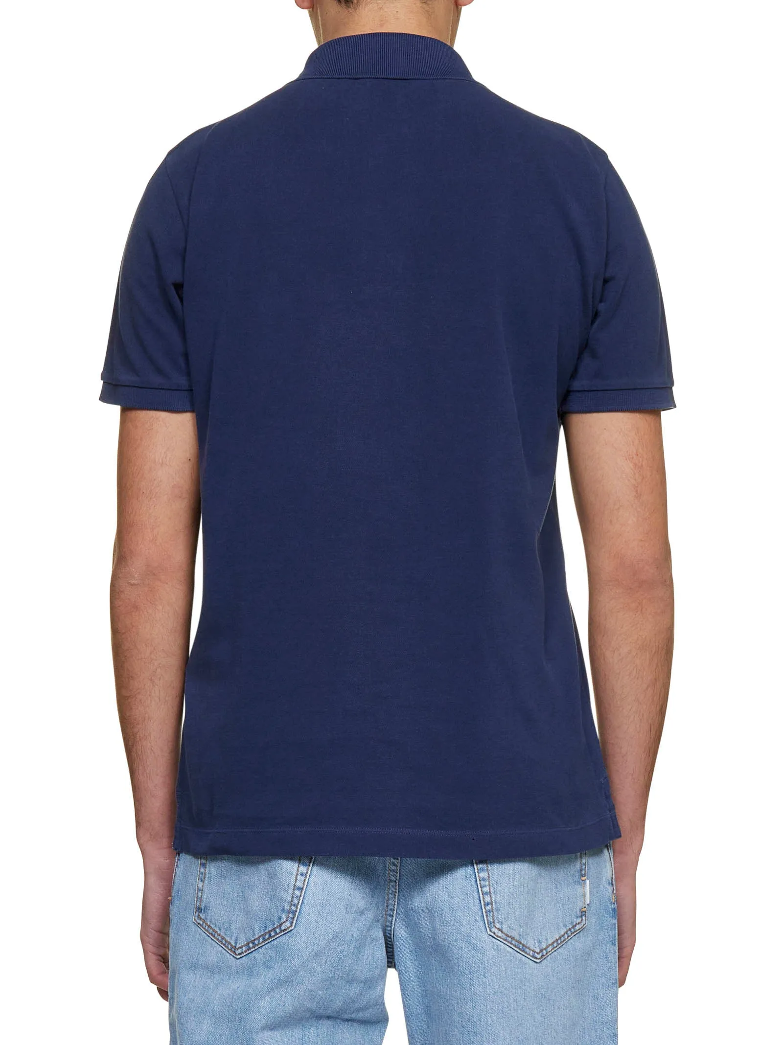 Stone Island Logo-Patch Short-Sleeved Polo Shirt
