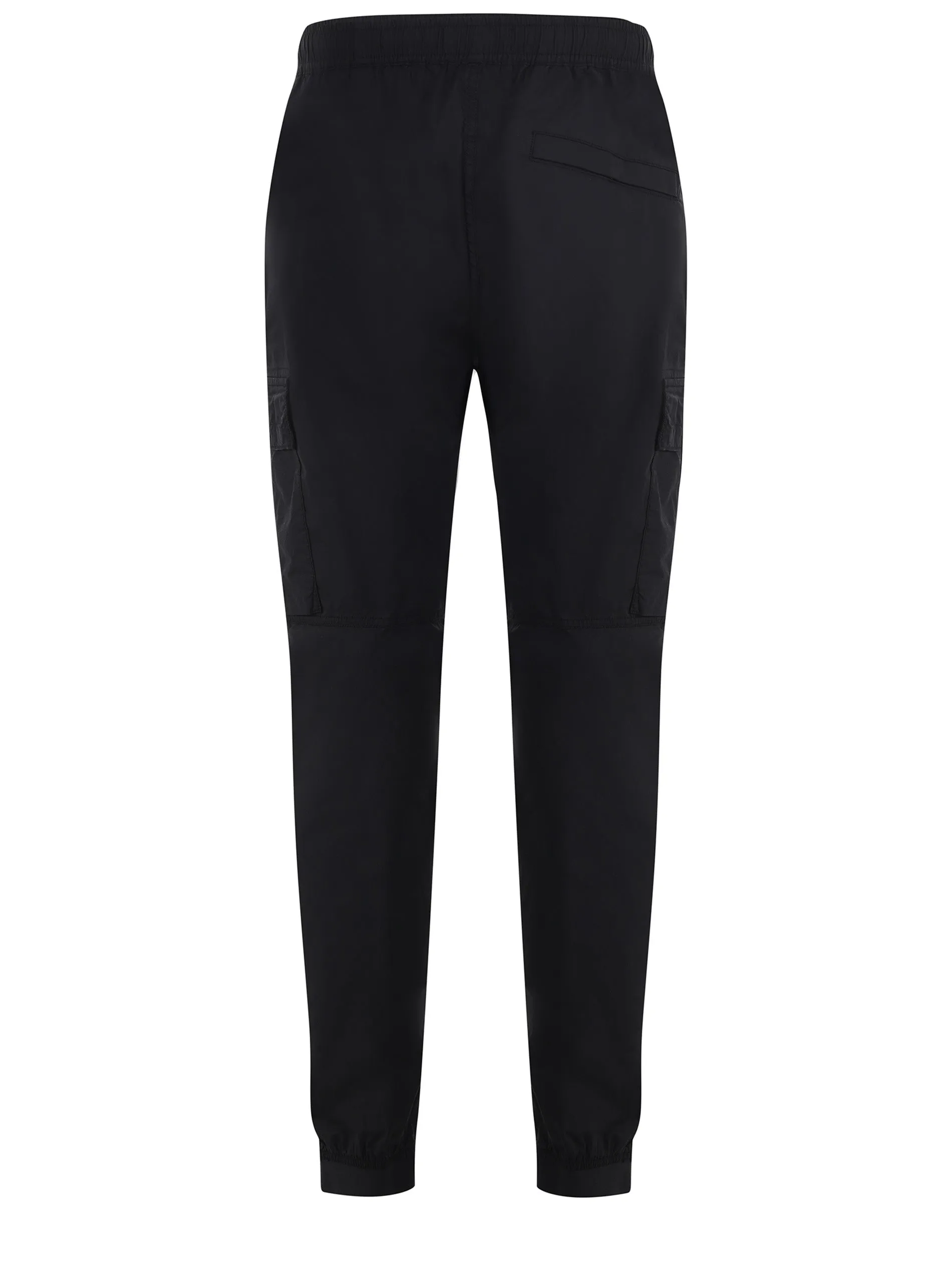 Stone Island Logo Patch Straight Leg Trousers