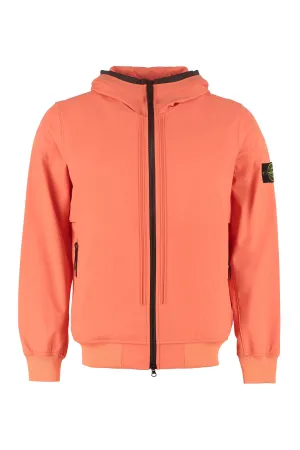 Stone Island Logo Patch Zip-Up Jacket