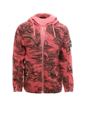 Stone Island Shadow Project Allover Printed Hooded Jacket
