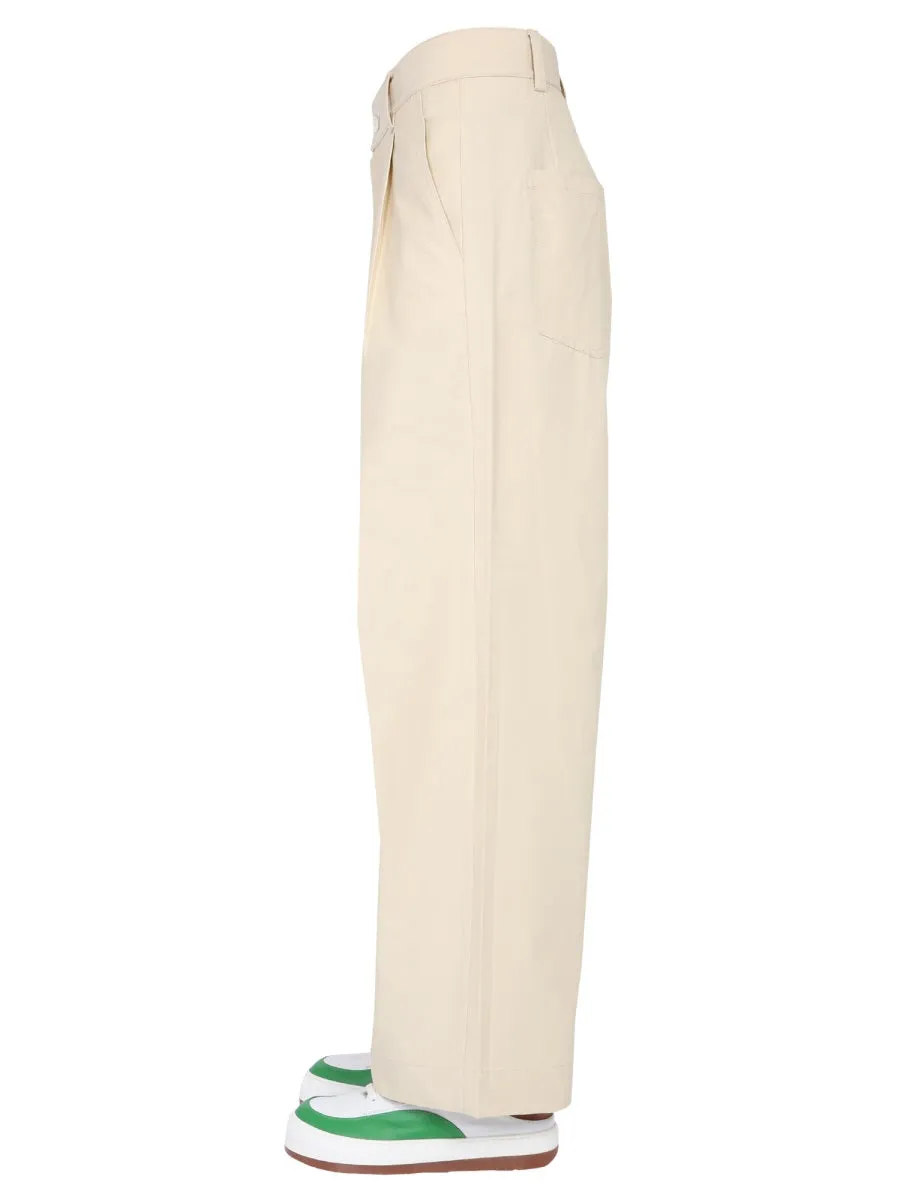 Sunnei Drop Crotch Loose Fit Pants