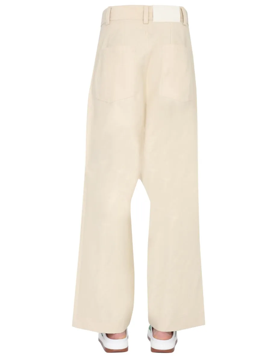 Sunnei Drop Crotch Loose Fit Pants