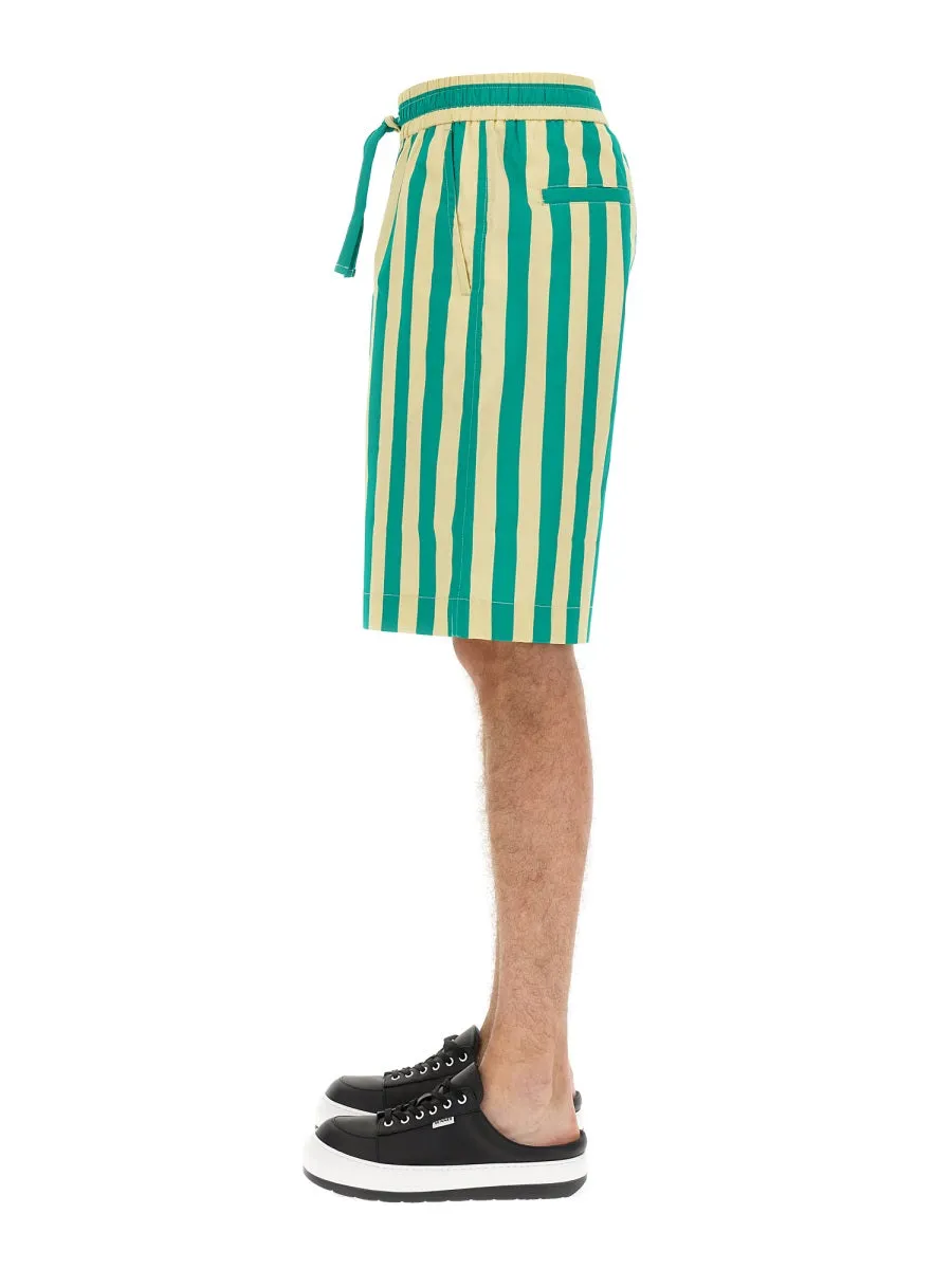 Sunnei Striped Bermuda Shorts