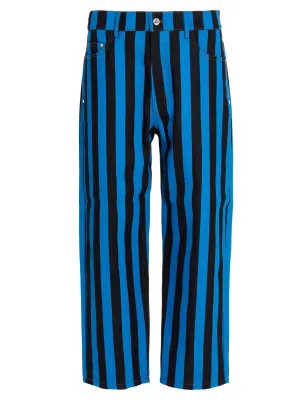 Sunnei Striped Pattern Straight-Leg Jeans