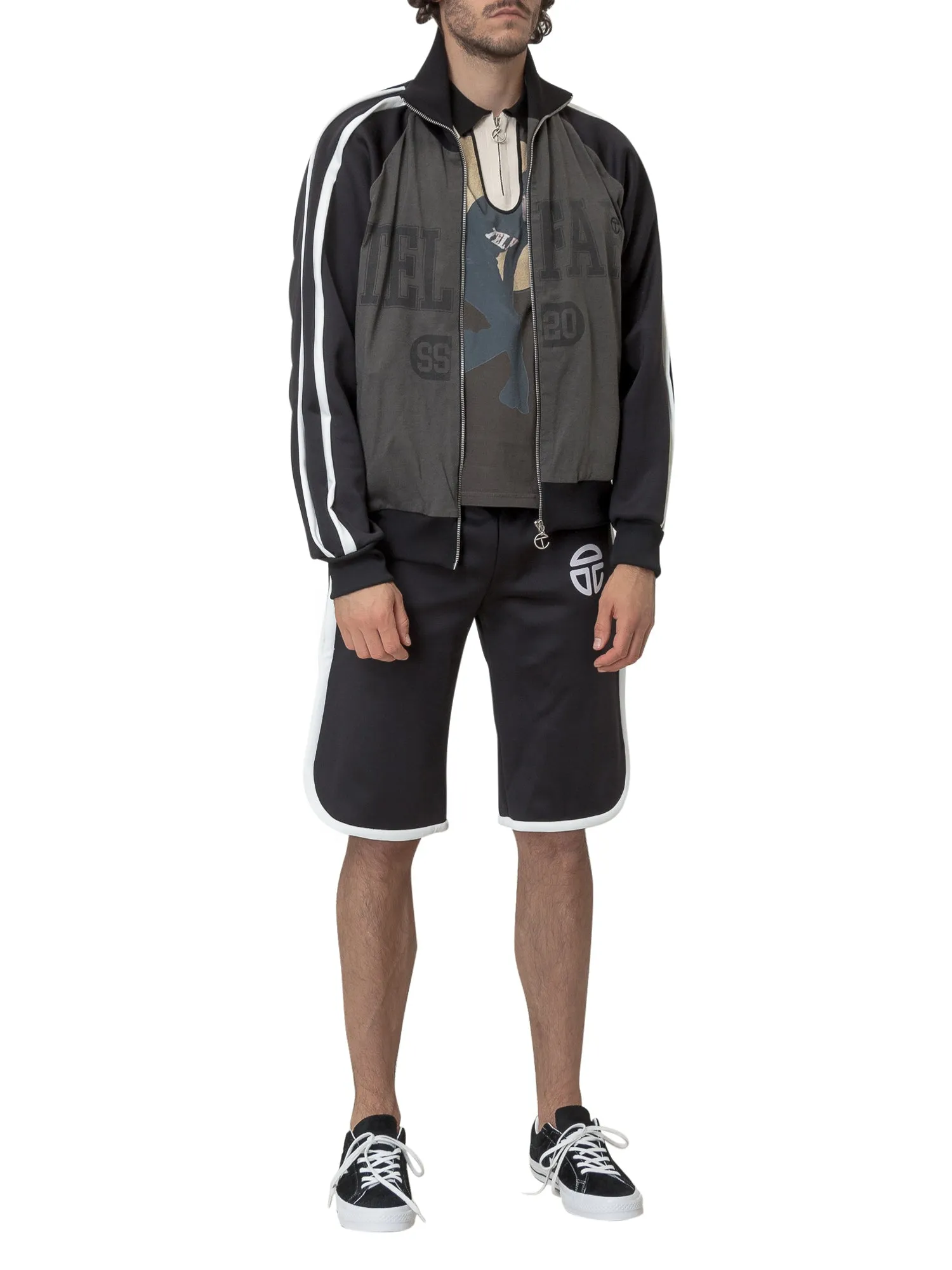 Telfar Logo Print Bermuda Shorts