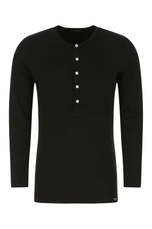 Tom Ford Crewneck Henley T-Shirt