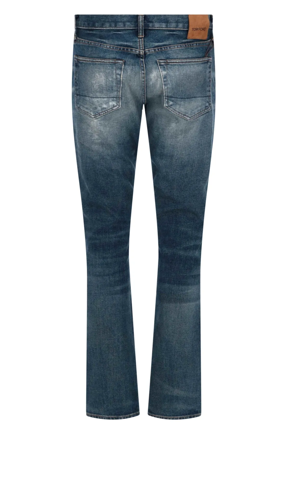 Tom Ford Logo Patch Slim-Fit Jeans