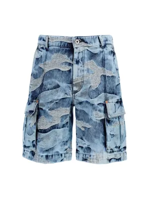 Valentino Bermuda Denim Shorts
