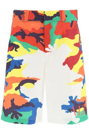 Valentino Camouflage Bermuda Shorts