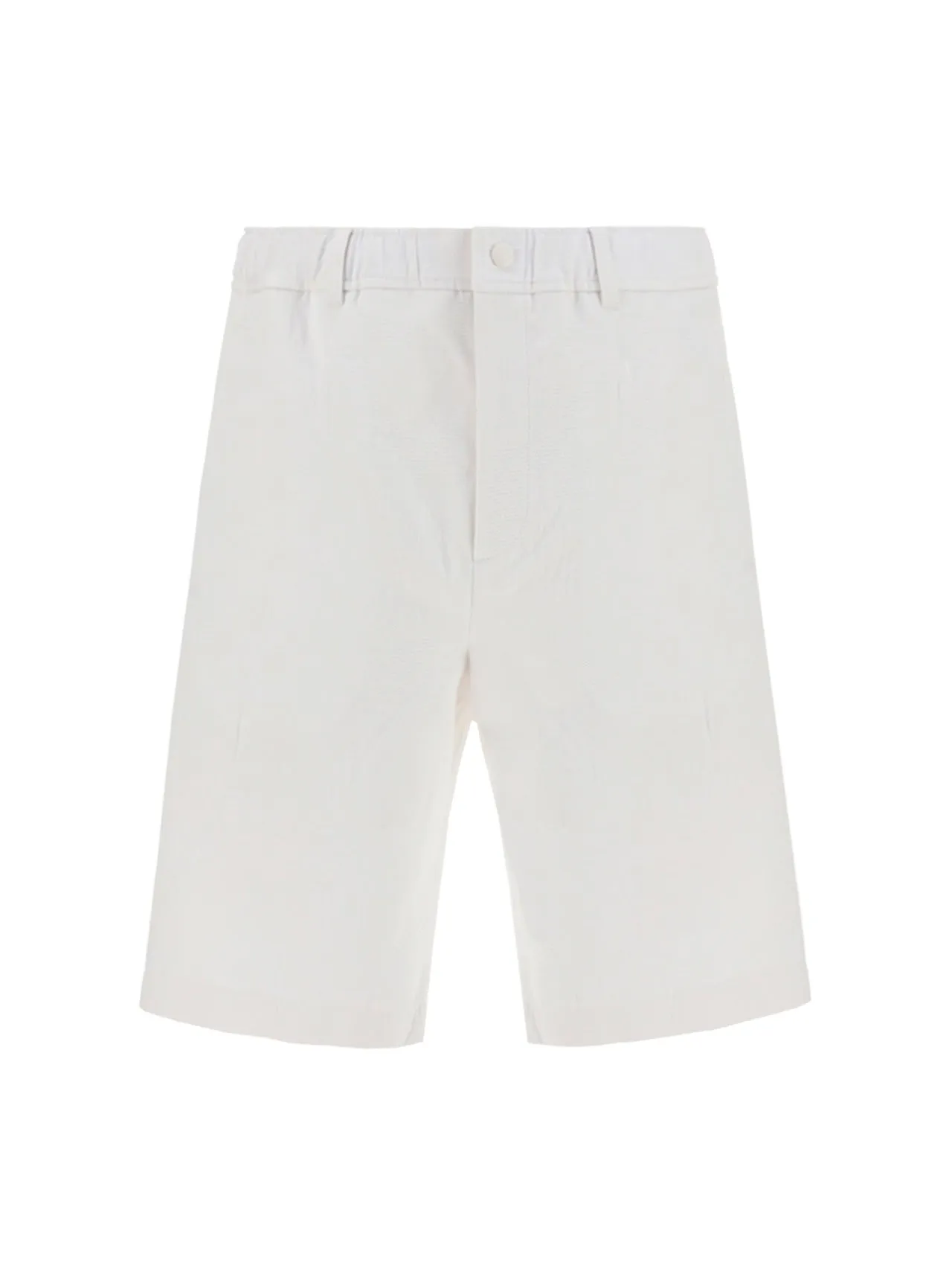 Valentino Camouwhite Print Bermuda Shorts